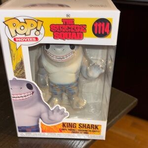 Funko Pop King Shark in Blue and Gray